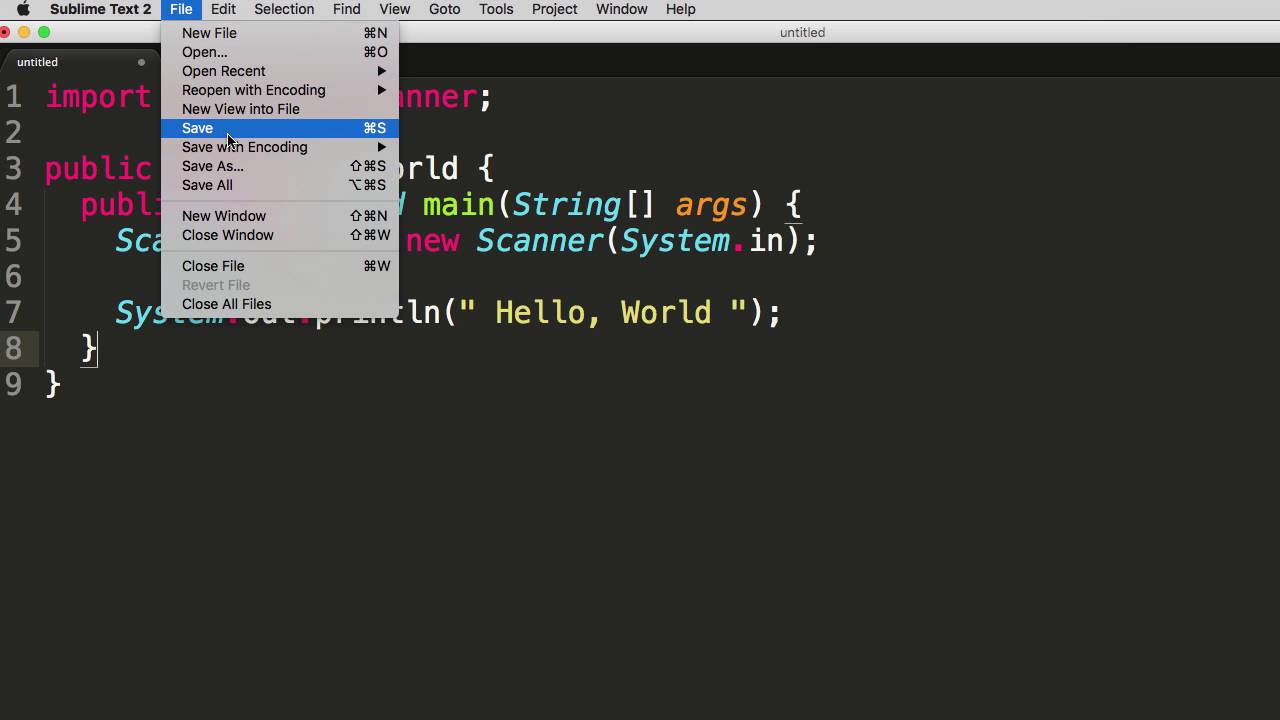 how to setup java in sublime text 3 for mac